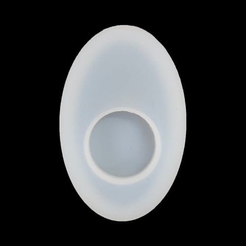 Oval Tea Light Candle Holder Mould RI02182
