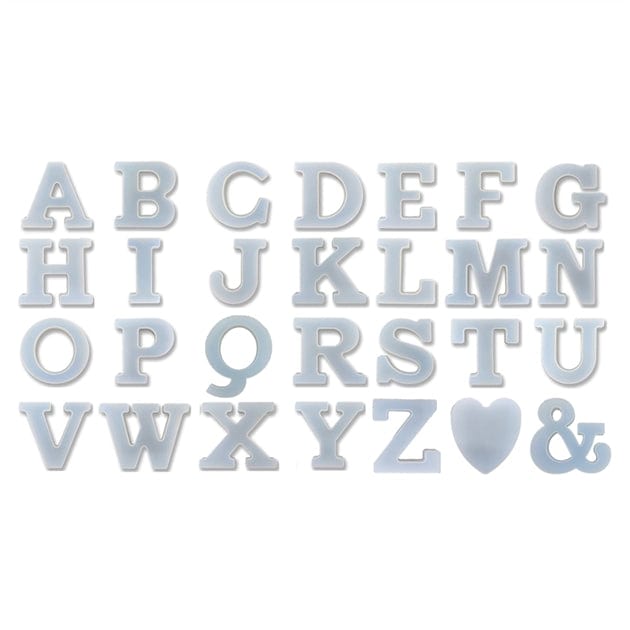 5.5" 28 In 1 Alphabet Monogram Letter Mould RI02217