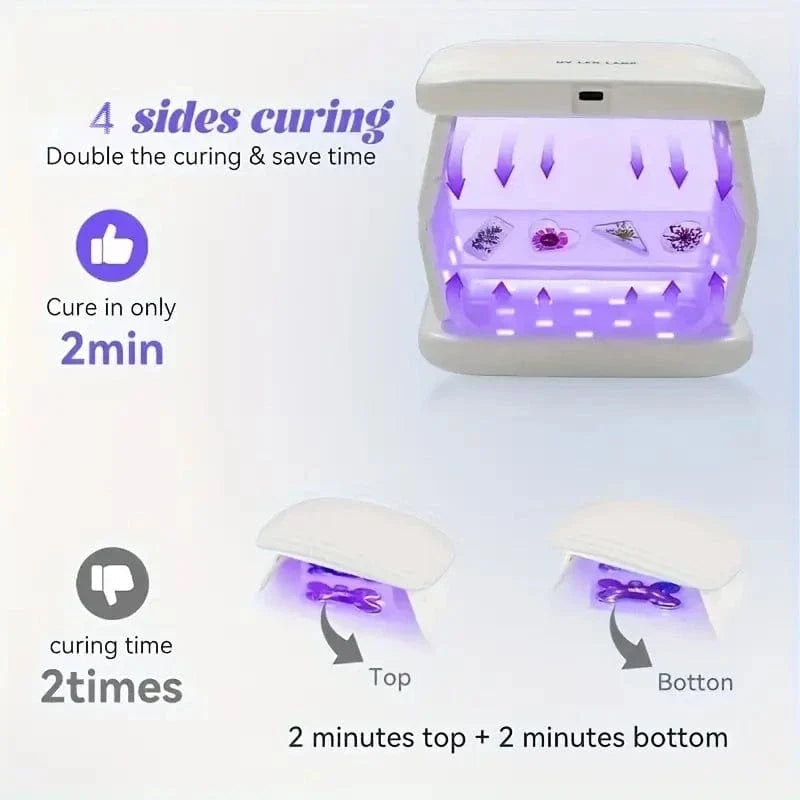 Crafteria 4 Way Light LED UV Resin Curing Lamp