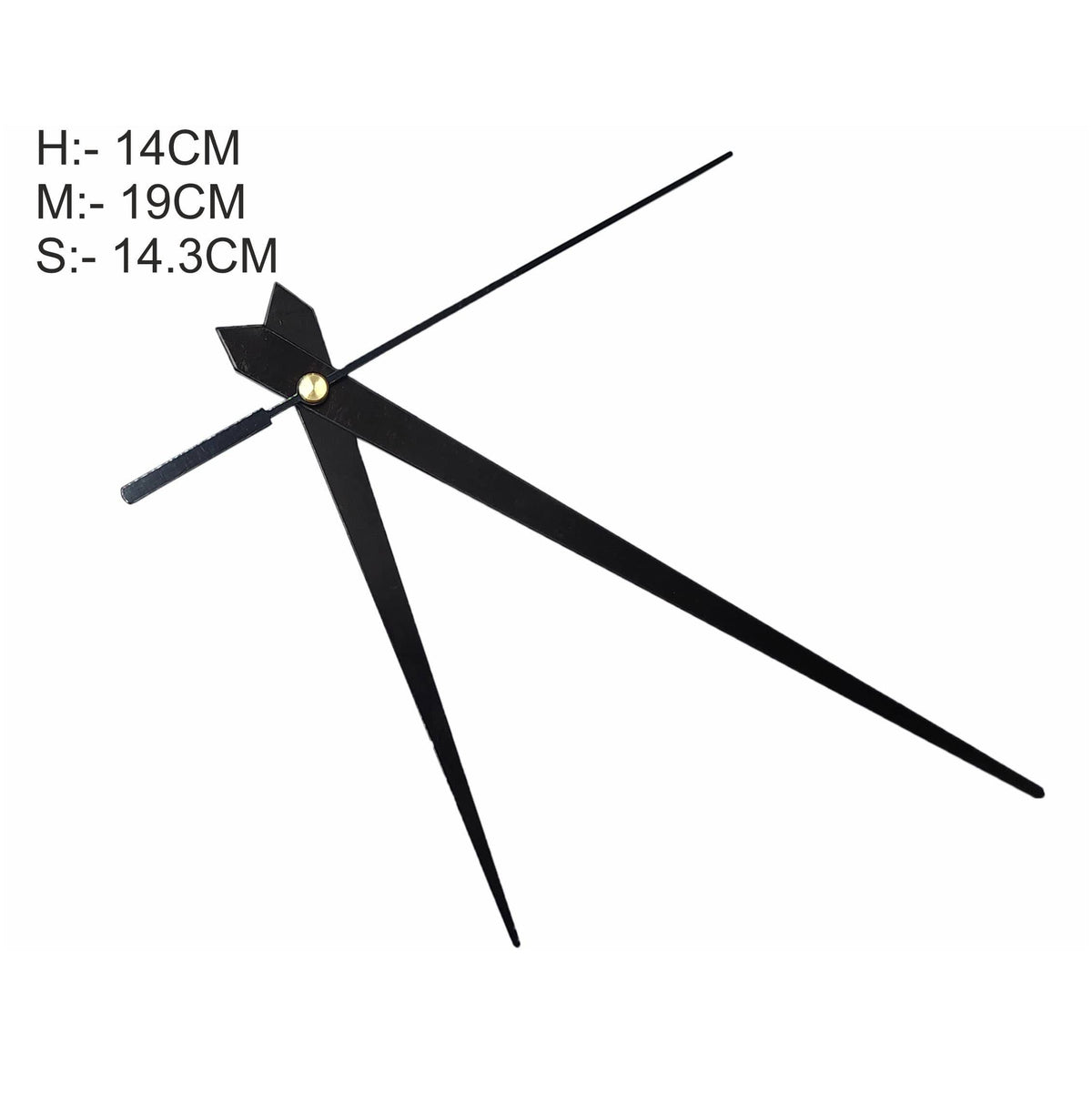 Crafteria BIG / BLACK Pointed Clock Needles
