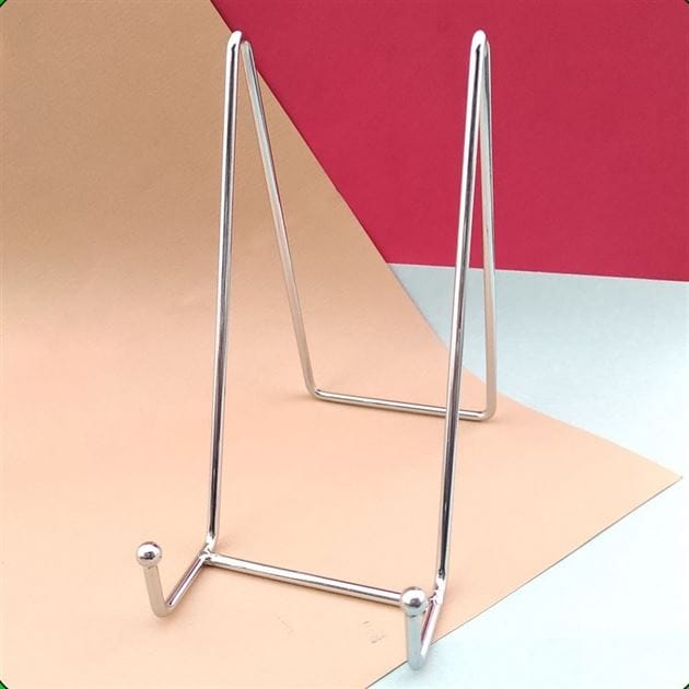 6" Silver N Shape Electro Plated RI07277