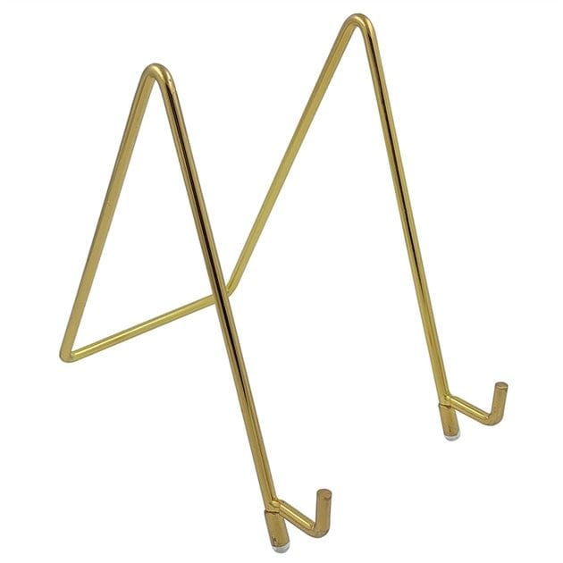6" Gold Electro Plated Metal Stand RI07308
