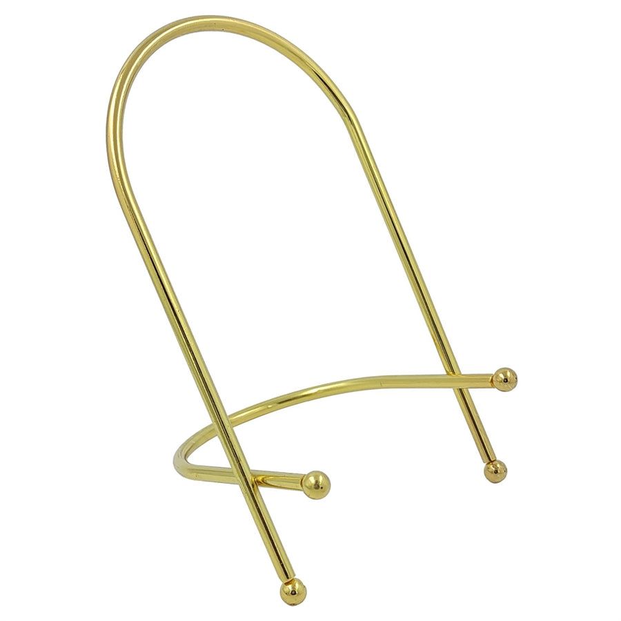 6" Gold U Metal Stand