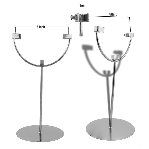 8" Silver Moon Metal Stand RI07328