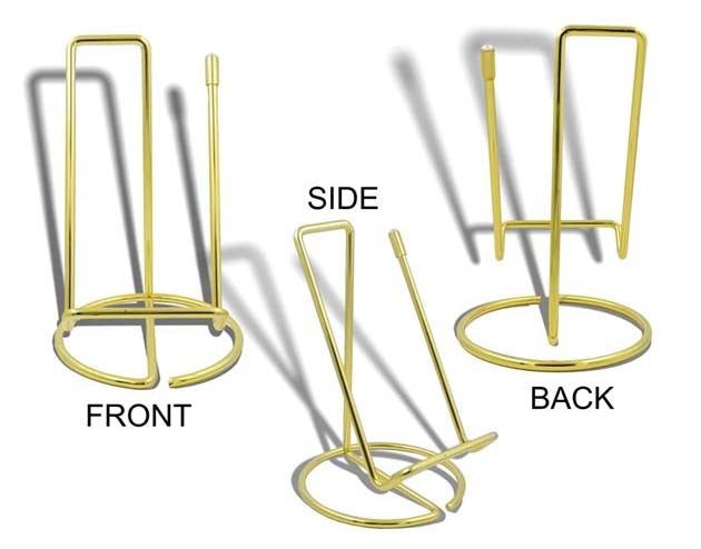 My Store 4 Inch / Gold TWISTED LINE DISPLAY STAND