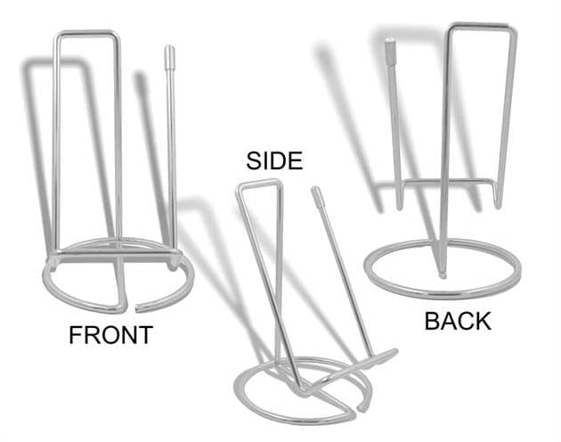 My Store 4 Inch / Silver TWISTED LINE DISPLAY STAND
