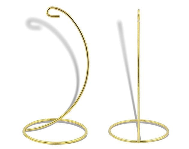 12" Gold Hanging Metal Stand RI07337