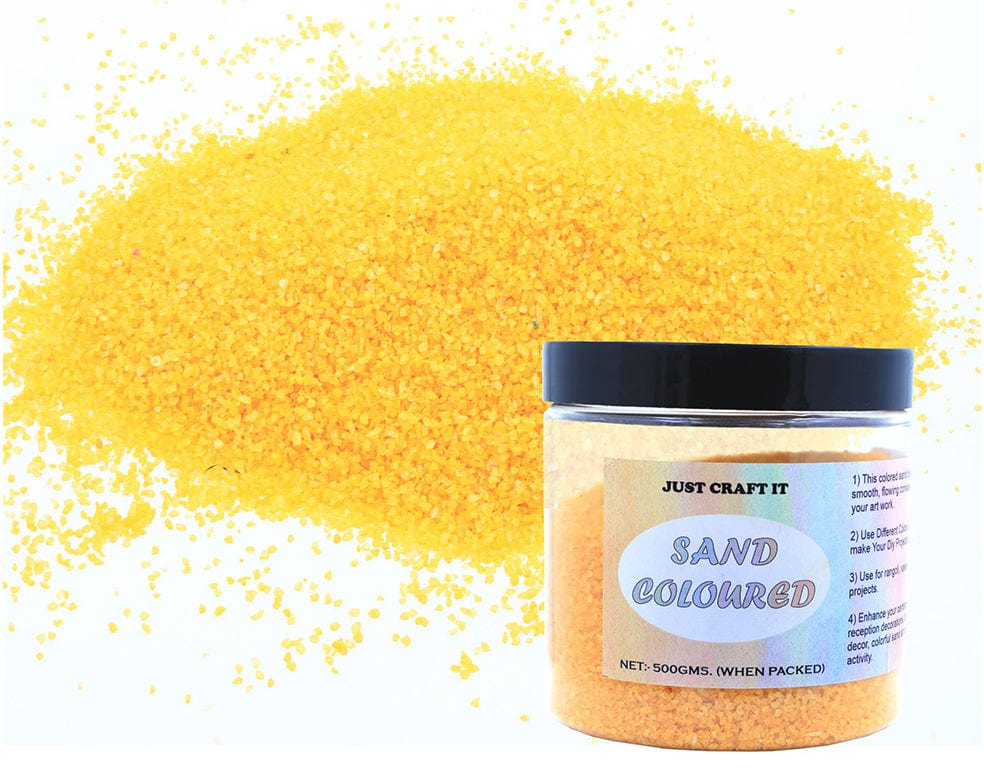 Golden Yellow Coloured Sand (500GMS) RI07404