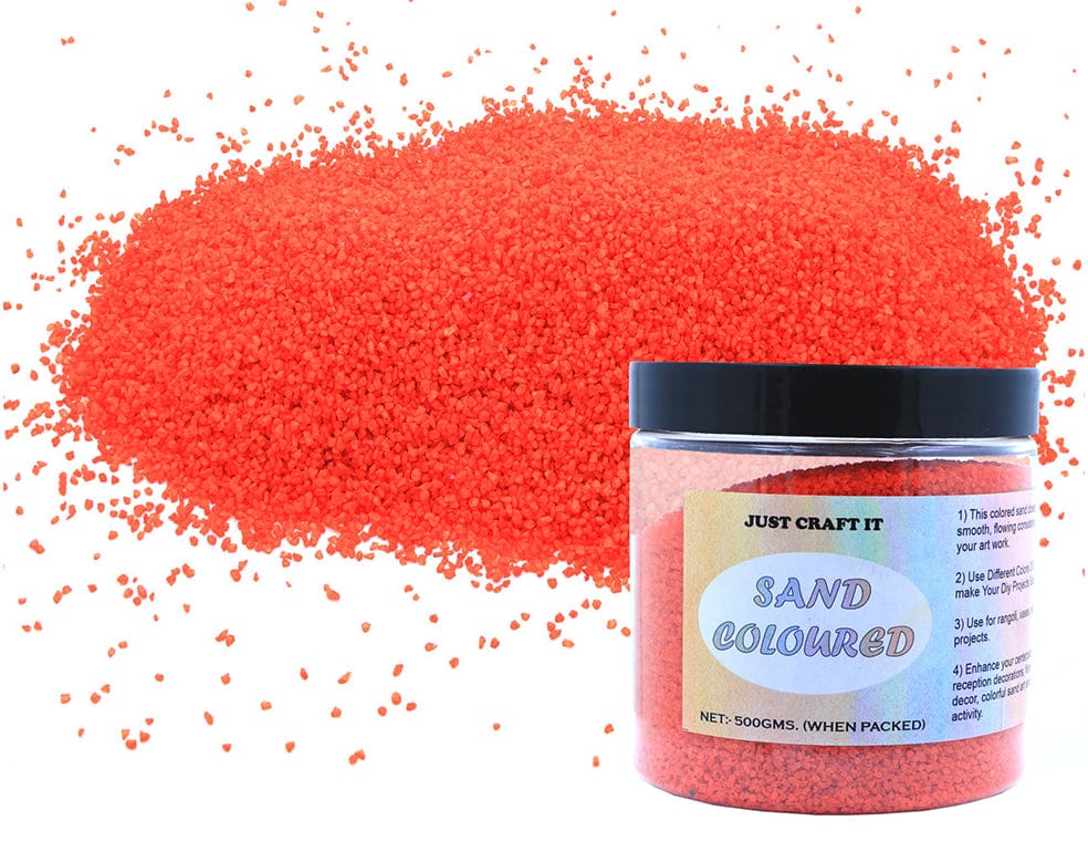 Orange Coloured Sand (500GMS) RI07409