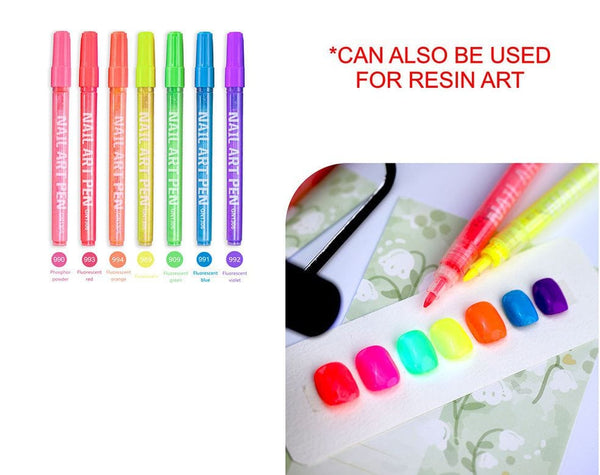 Fluorescent Nail Art Pen Set RI07421