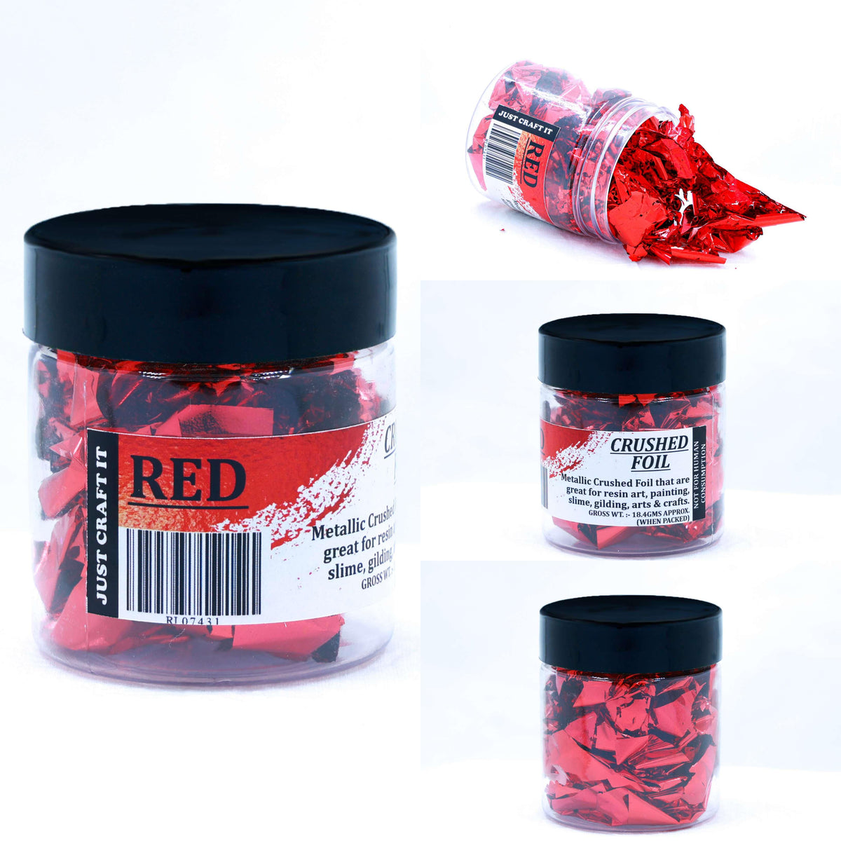 Crushed Foils (red) RI07431
