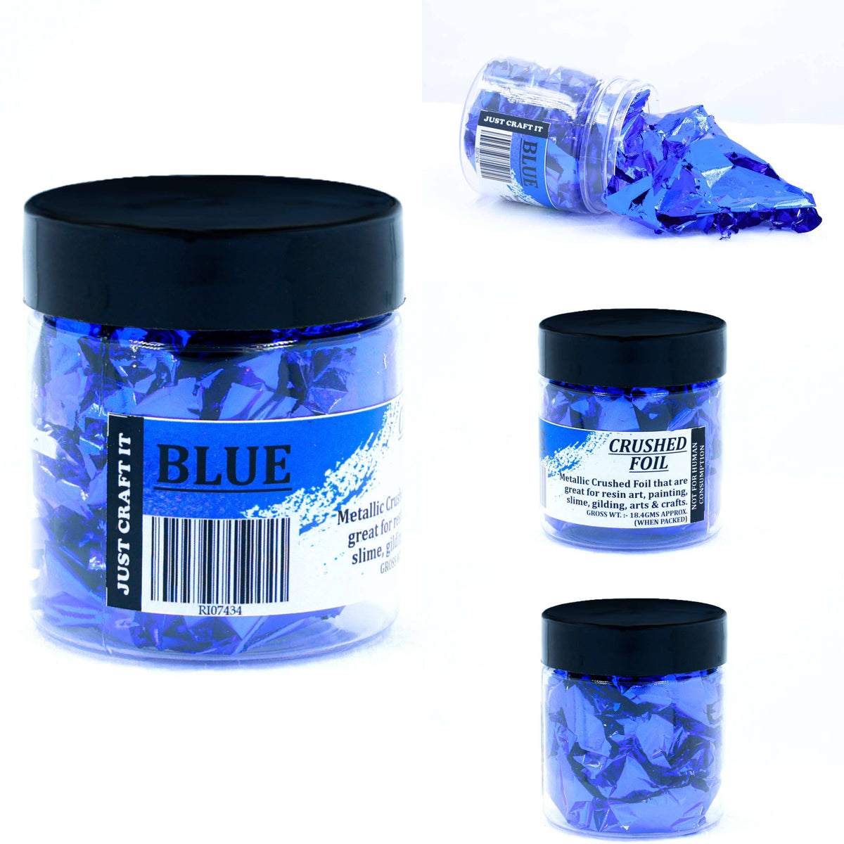 Crushed Foils (blue) RI07434