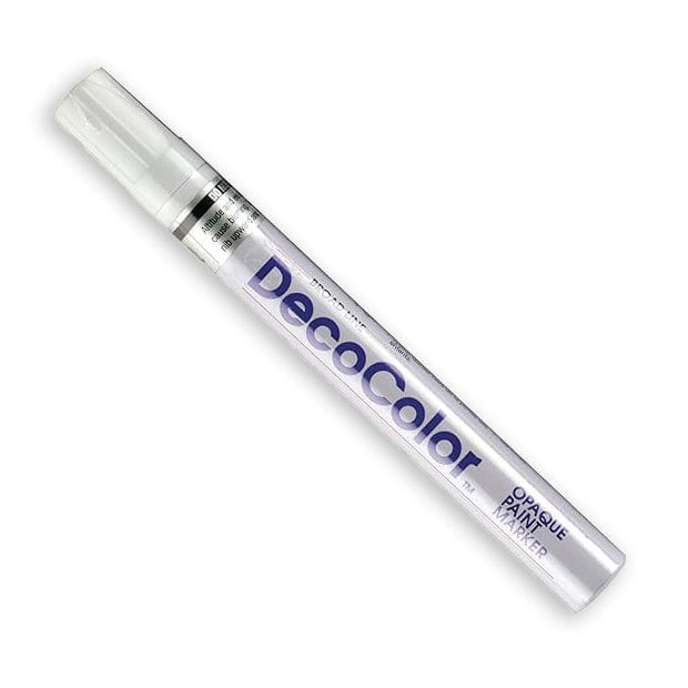 White Deco Broad Line Opaque paint Marker (SR300) RI07448/SR300W