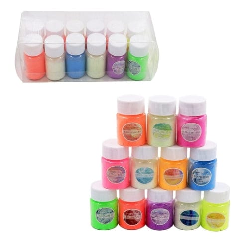 My Store RESIN PIGMENTS LUMINOUS POWDER 20GMS (12 SHADES)