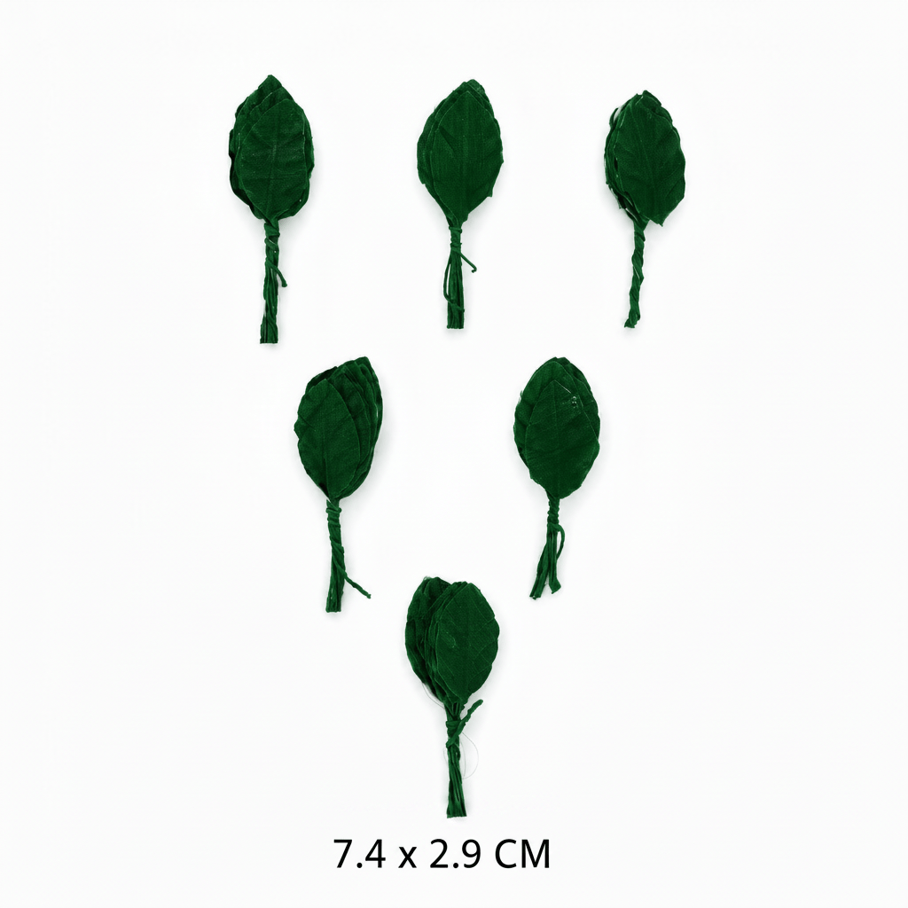 GENERIC Extra Large Artificial Fabric Green Leaves