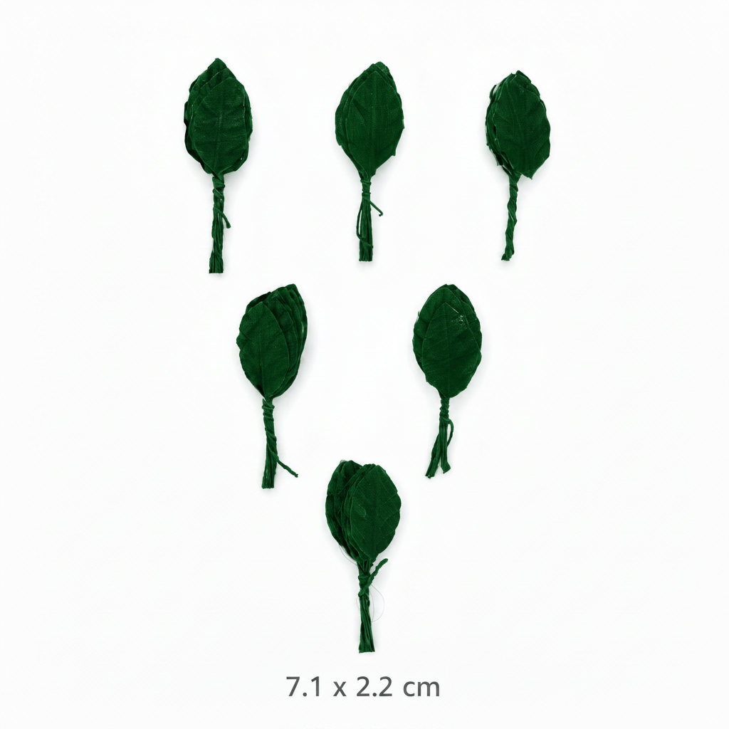 GENERIC Medium Artificial Fabric Green Leaves
