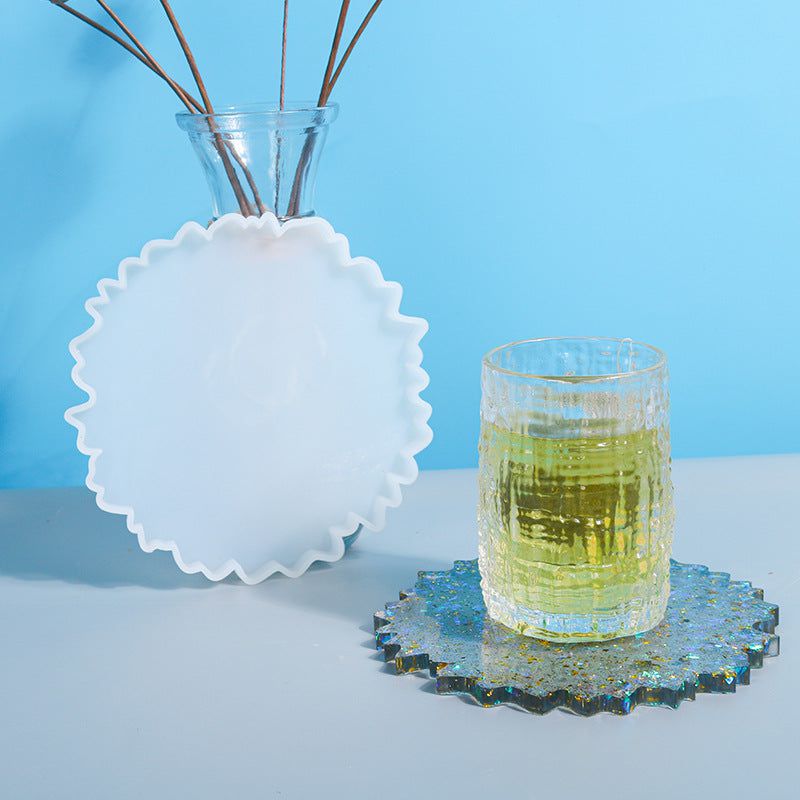 My Store Silicon Mould 6.5" AGATE COASTER MOULD