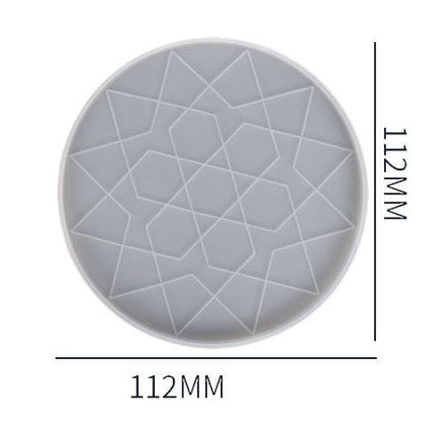 Crafteria GEOMETRICAL DESIGNER COASTER MOULD