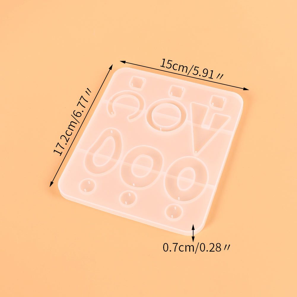 My Store Silicon Mould 12 CAVITY JEWELLERY PENDANT MOULD