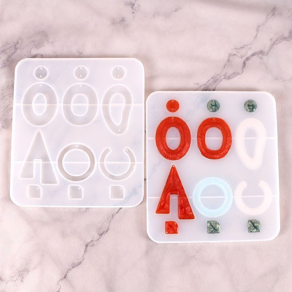 My Store Silicon Mould 12 CAVITY JEWELLERY PENDANT MOULD