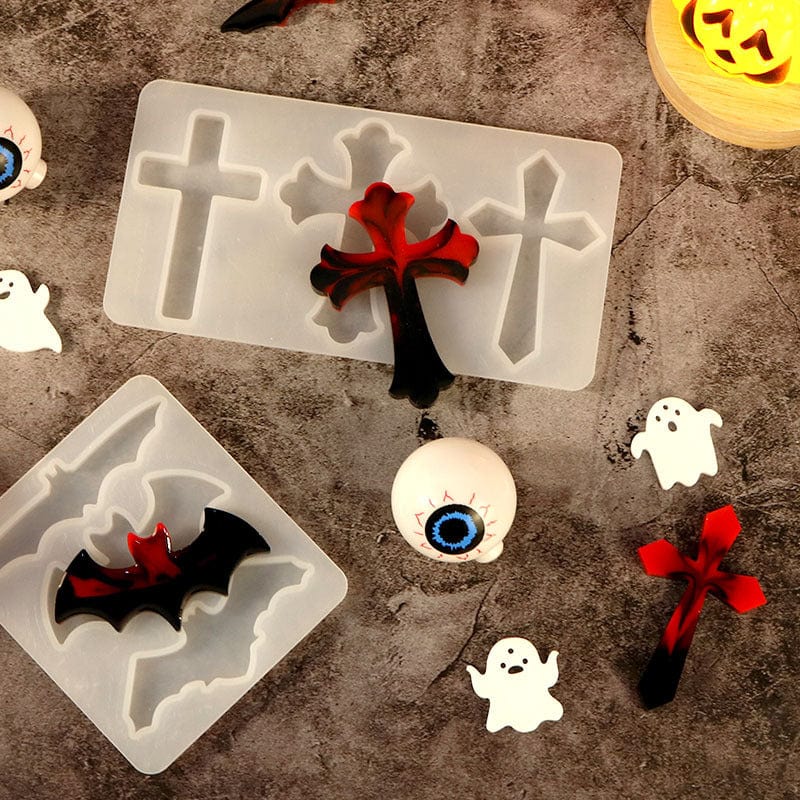 My Store Silicon Mould 3 Cavity Holy Cross Jewelery & Keychain Mould