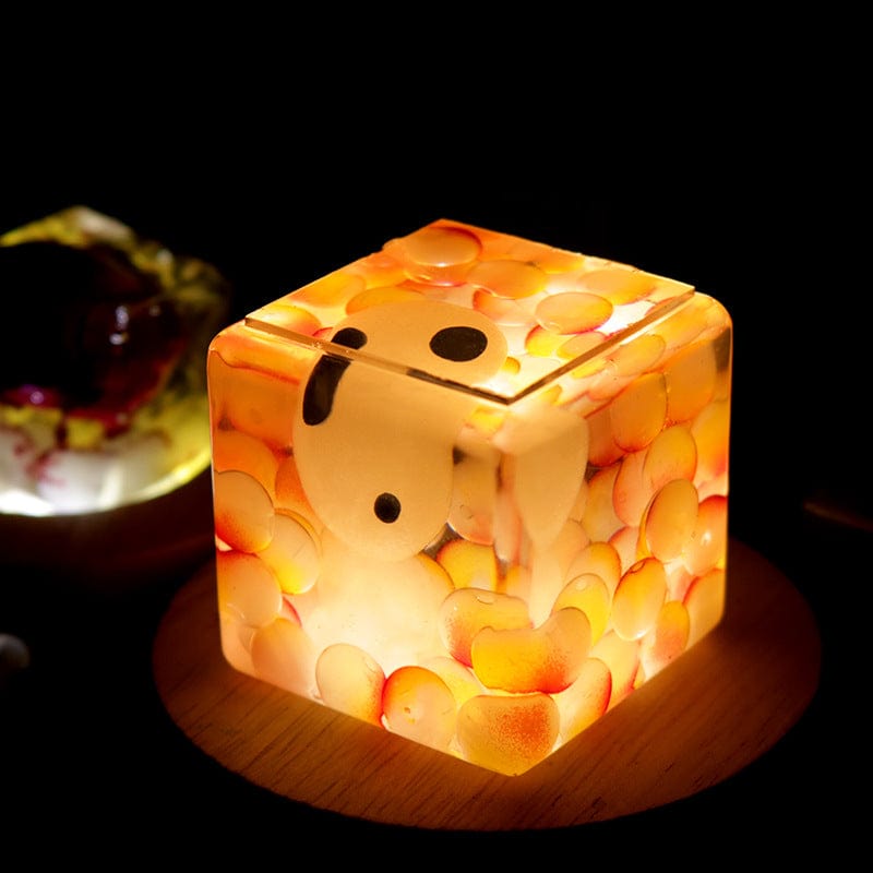 My Store Silicon Mould 8.1 Cm Cube Shaped Paper Weight Mould
