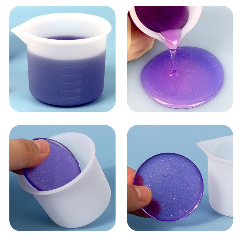 My Store Silicon Mould 50Ml Mixing & Measuring Cup Mould