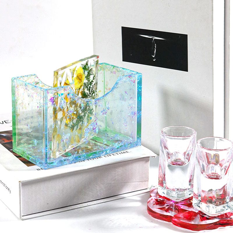 My Store Silicon Mould Rectangle Shape Coaster Stand Mould