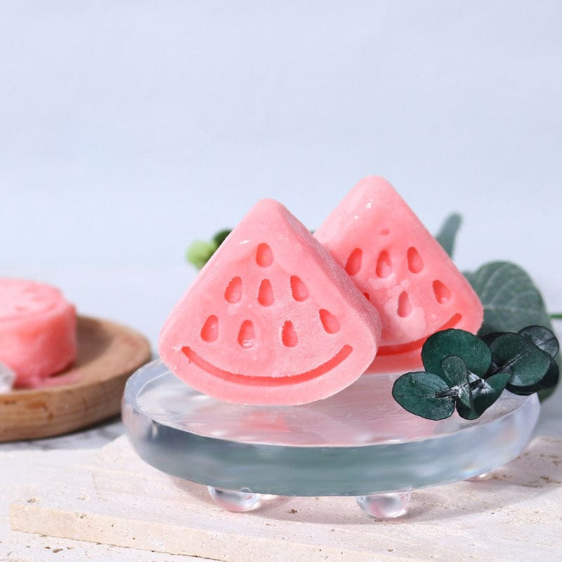 My Store Silicon Mould 2 Cavity Triangular Watermelon Slice Soap & Candle Mould
