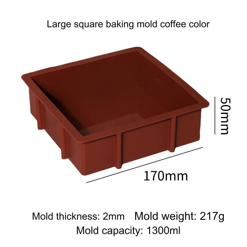 My Store Silicon Mould 7" Square Deep Casting Mould