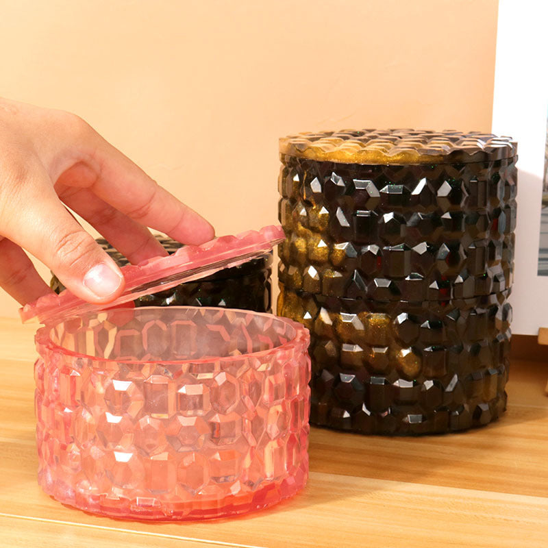 My Store Silicon Mould Round Diamond Stacking Planter & Bowl Mould
