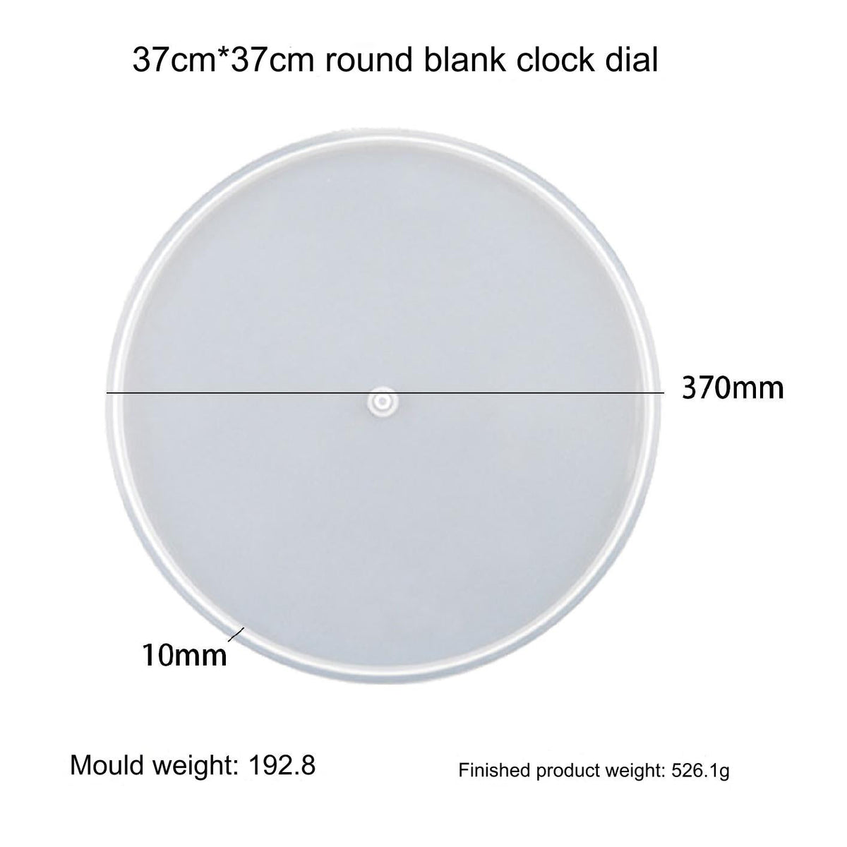 My Store Silicon Mould 15" Round Clock Dial Mould