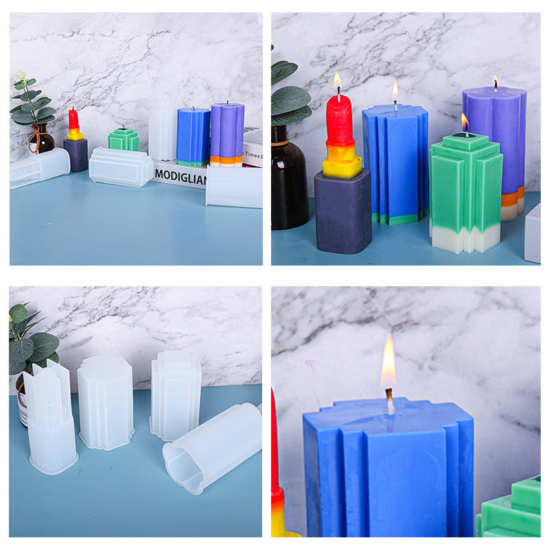 My Store Silicon Mould 3 Layer Candle Mould 01