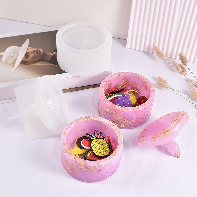 My Store Silicon Mould Mesh Pattern Planter & Penstand Mould