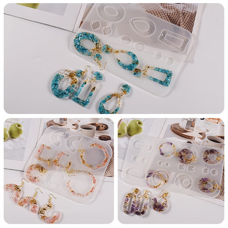 My Store Silicon Mould 12 Cavity Keychain and Jewellery Mould