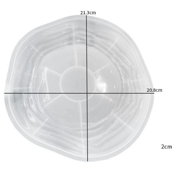 My Store Silicon Mould Big Waves Water Ripples Plate Mould