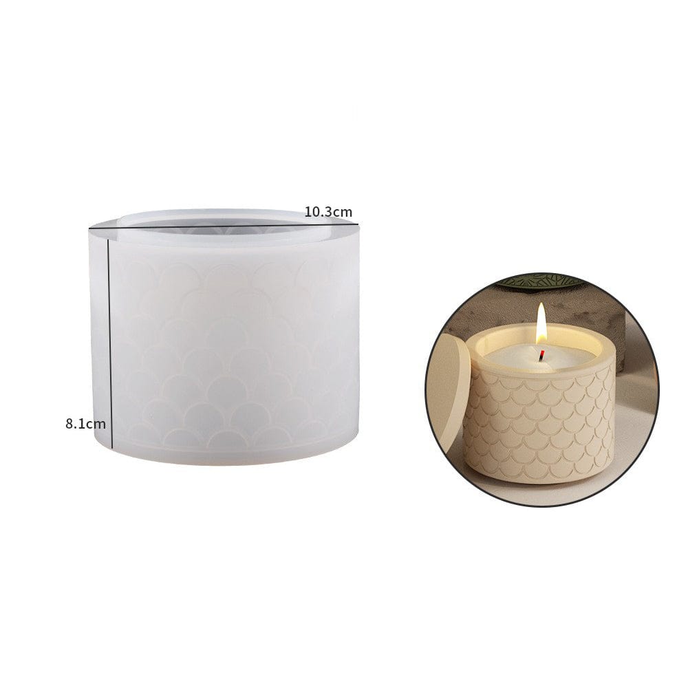 My Store Silicon Mould Round T-light & Flower Pot Mould