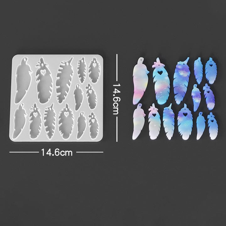 My Store Silicon Mould 13 Cavity Dream Catcher Jewellery & Keychain Mould