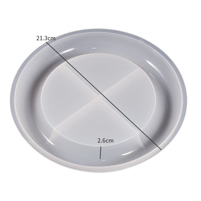 My Store Silicon Mould Dish Jewellery Round Tray Coaster Mould