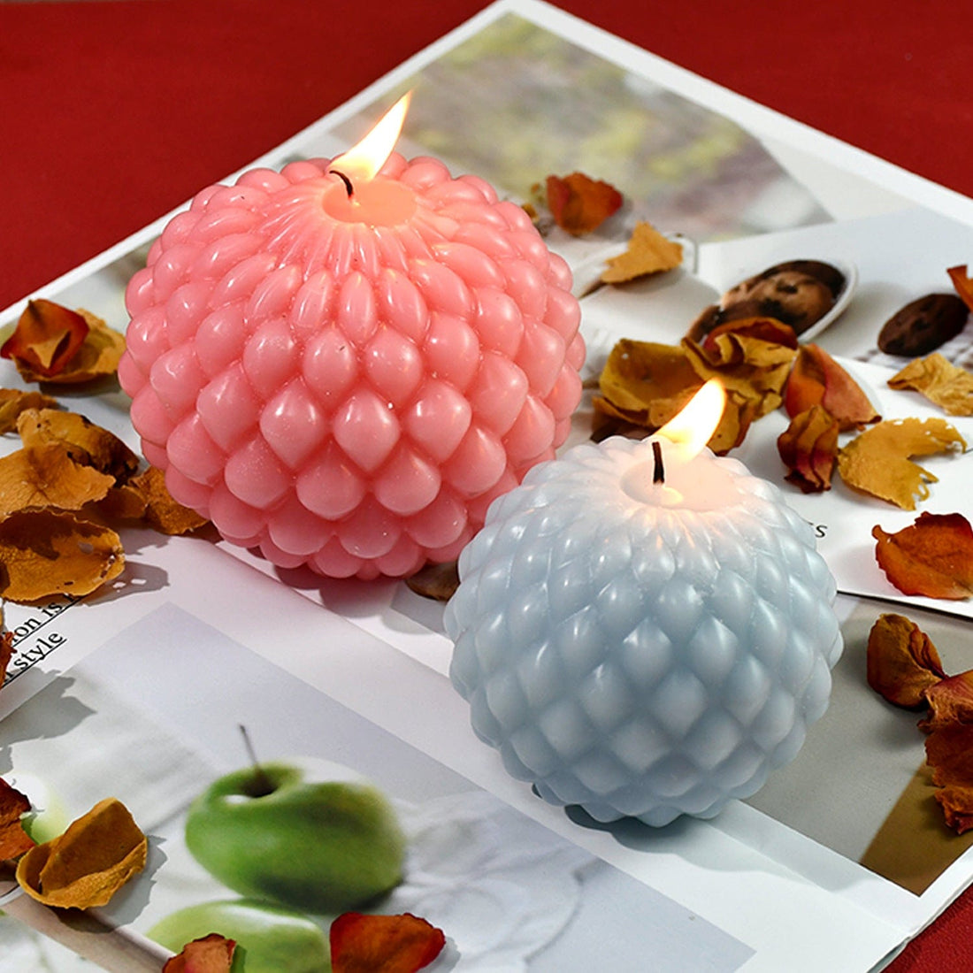 My Store Silicon Mould Large Water Drop Ball Candle Mould