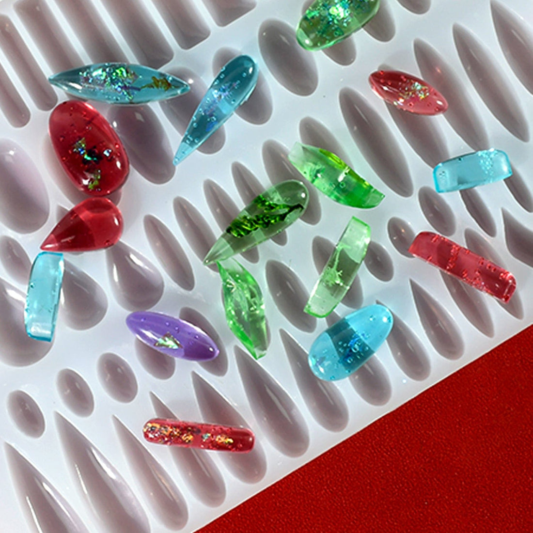 Water Drop Long Earring Mould SM0870