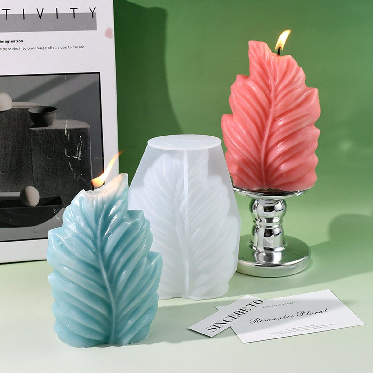 Leaf Candle Mould SM0875
