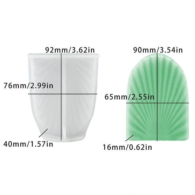 Long Shell Candle Mould SM0877