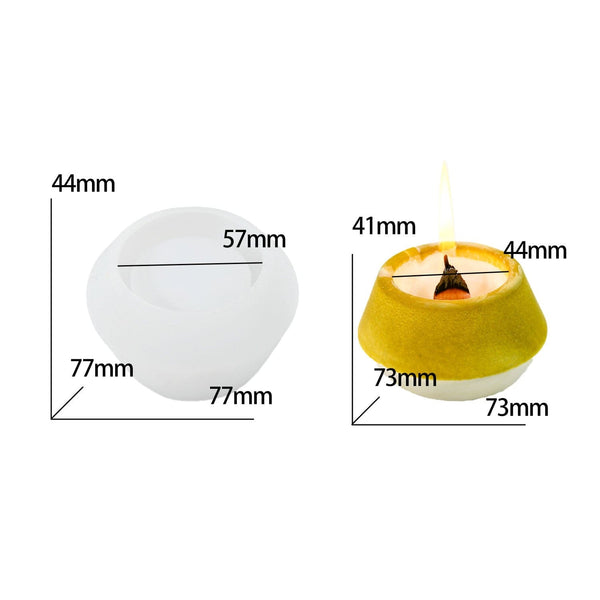 Round Candle Jar Mould SM0884