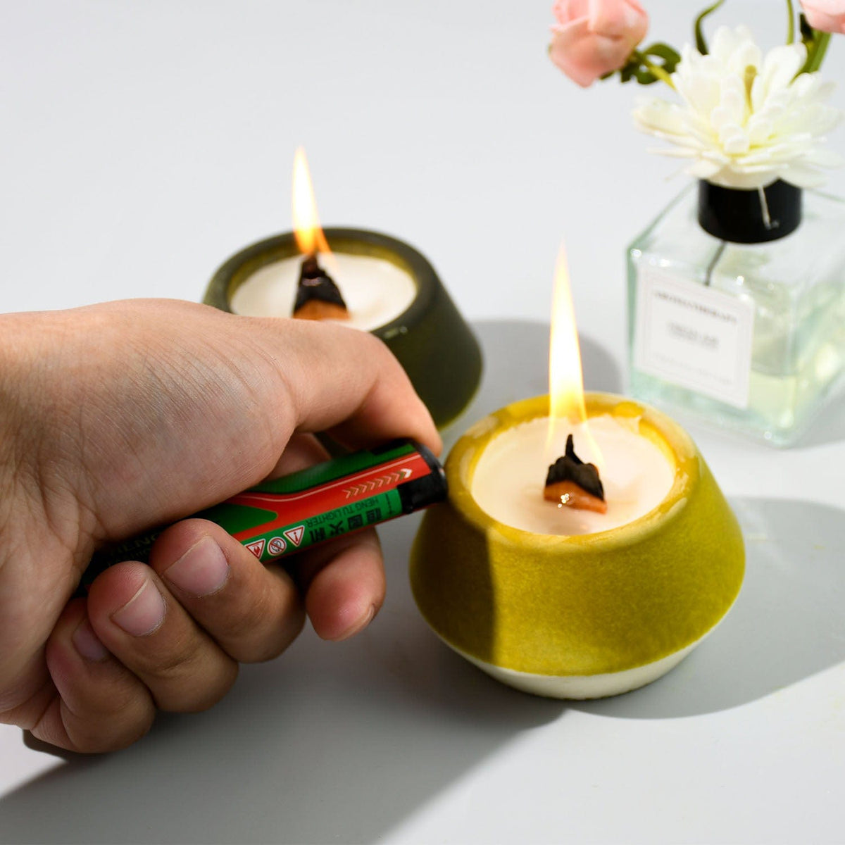My Store Silicon Mould Round Candle Jar Mould