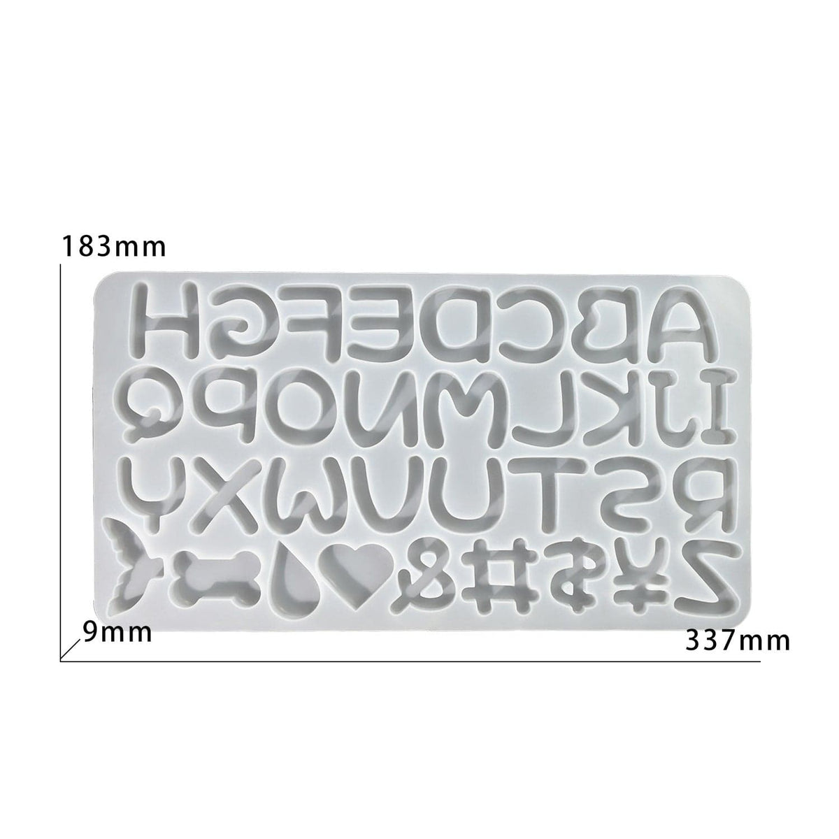 My Store Silicon Mould Kawaii Alphabet Mould