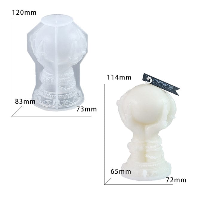 My Store Silicon Mould Ghost Hand Crystal Ball Mould