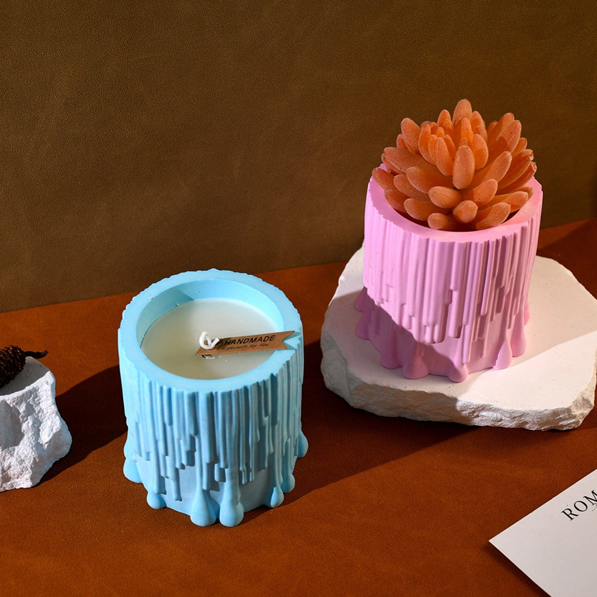 My Store Silicon Mould Tree Stump Planter & Candle Holder Mould