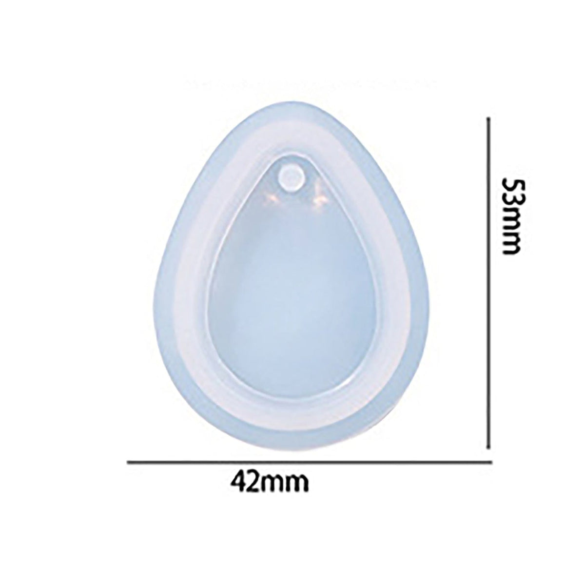 My Store Silicon Mould Drop Shape Keychain & Pendant Mould