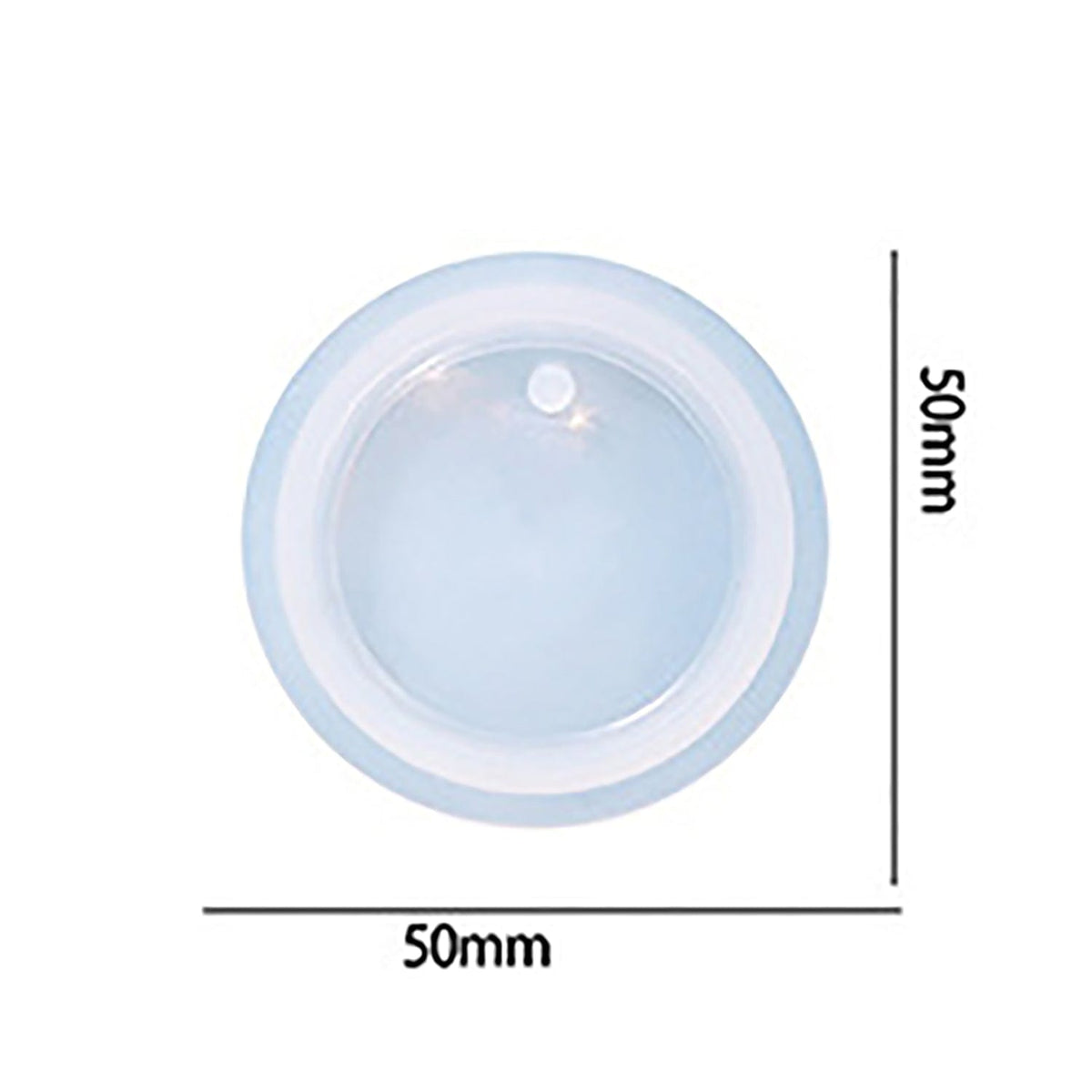 My Store Silicon Mould Round Keychain & Pendant Mould